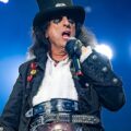 Alice Cooper performing in concert in 2024