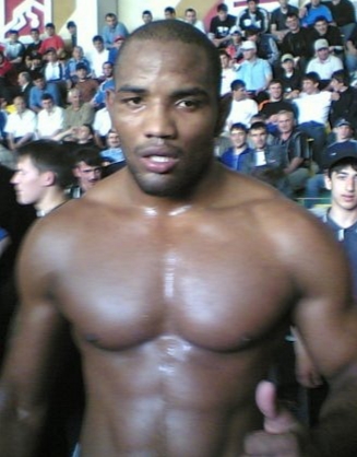 yoel romero at a wrestling event in makhachkala in 2008