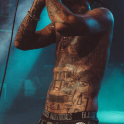 Yelawolf performing at Slumfest in Birmingham in 2019