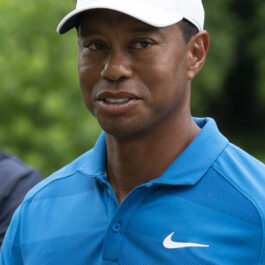 Tiger Woods at the 2018 Quicken Loans National