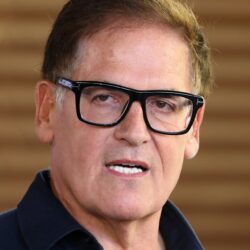 Mark Cuban speaking at a business roundtable in Phoenix in October 2024
