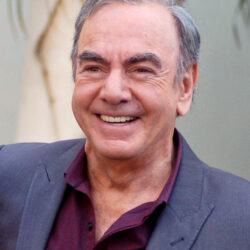 Neil Diamond at his Hollywood Walk of Fame ceremony in August 2012