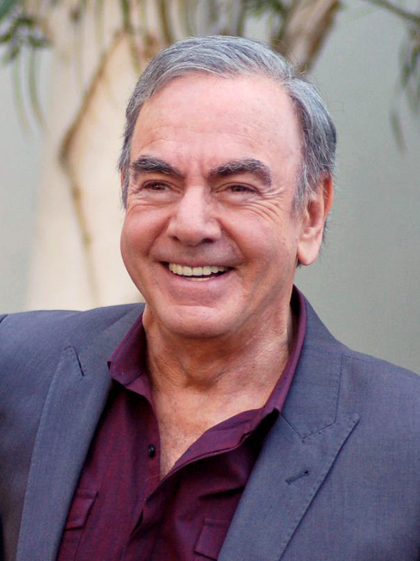 neil diamond at his hollywood walk of fame ceremony in august 2012