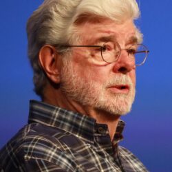 George Lucas speaking at the 2024 Cannes Film Festival