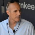 Matt Lauer before a game at Yankee Stadium, June 18, 2014