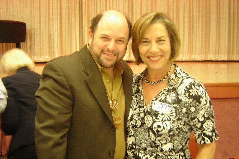 jason alexander, left, posing at an event in a licensed 2008 archival photograph
