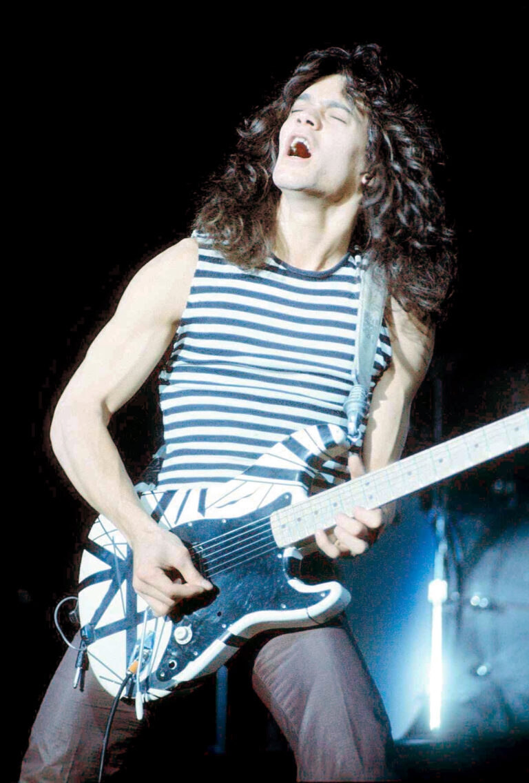 eddie van halen net worth at death 1 eddie van halen performing with his striped guitar at the new haven coliseum in september 1978