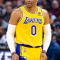 russell westbrook net worth: $350m salary & retirement 4 russell westbrook playing for the los angeles lakers in 2022