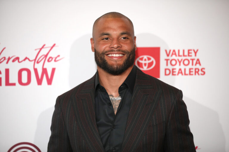 dak prescott net worth: contract, earnings & family 1 dak prescott at the 2024 gateway celebrity fight night