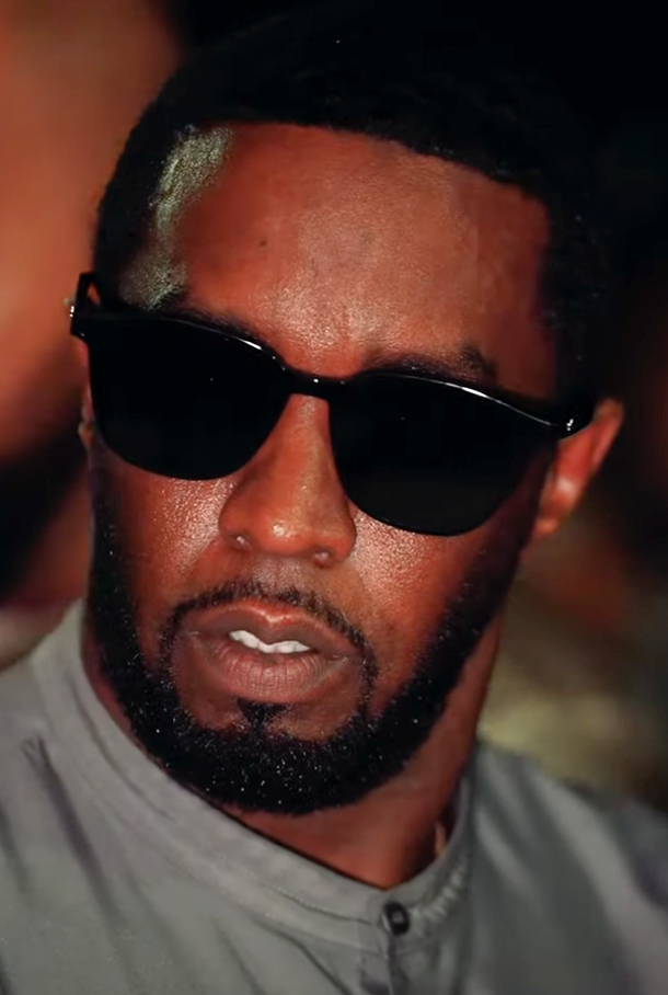 sean combs speaking during a 2023 interview