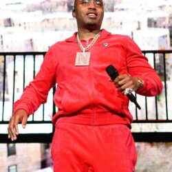 Nas performing during the 2022 New York State of Mind Tour