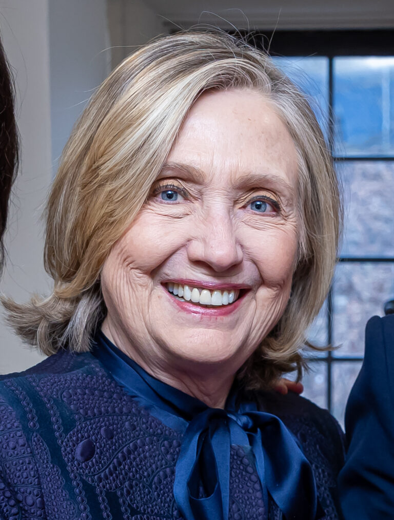 hillary clinton at the renewing democracy summit at wellesley college in 2024