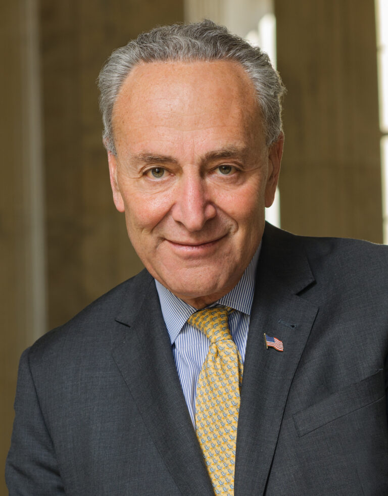 chuck schumer — editorial portrait